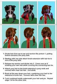 Braid Hair Extensions Costume Wigs Hair Accessories Custom Color Hair Extension Plaits Ren Fai Braids With Extensions Braid In Hair Extensions Fake Hair Braids