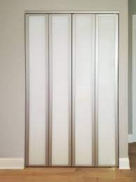 A light duty top hung folding door system for residential and commercial applications. Bifold Closet Doors Creative Mirror Shower