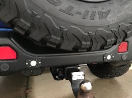 Those running a flush mount led pods on a stock rear bumper how did you get the bezel to lay flat on the curved bumper. Rigid Ignite Backup Light Installed 2018 Jeep Wrangler Forums Jl Jlu Rubicon Sahara Sport Unlimited Jlwranglerforums Com