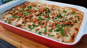 صينية رولات الباذنجان المحشية بالدجاج مع صلصة الطحينيه وجبة غداء سهله ولذيذه youtube eggplant recipes chicken recipes food receipes