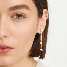 Boucles d'oreilles Tory Burch Doré en Métal