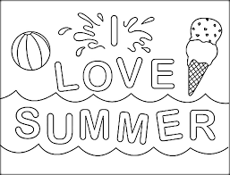 You hold seashells in your hands, and thoughts are transferred to the seashores, where it is sunny and warm. Summer Coloring Pages For Kids Print Them All For Free