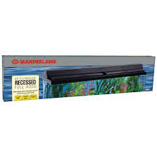 Fluorescent Rescessed Full Hood Black Marineland