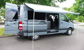 Fiaxma F65 Awning Mounted On Oem Factory Roof Rails Van Specialties Van Custom Vans Berlingo Camper