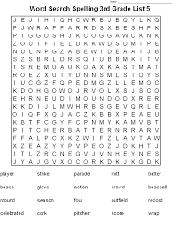 Go to 3rd grade math vocabulary crossword puzzles. Third Grade Word Search Best Coloring Pages For Kids