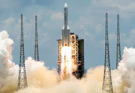The long march 5b carrier rocket had an estimated landing area of 72.47°e longitude and 2.65°n latitude, just west of the maldives in the indian ocean, china's national space agency said in a. China Silent On Falling Debris Of Its Space Rocket Amid Rising Concerns Rediff Com India News