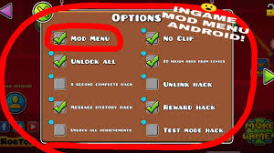 Geometry dash hack unlock all icons. Geometry Dash In Game Mod Menu Android Youtube