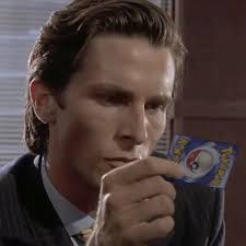 Throughout male history it's almost always been seen as natural for men to compete with one another. Watch The Business Card Scene From American Psycho But With Pokemon Acclaim Magazine
