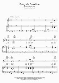 Solo & accompaniment, and instrumental part in bb major. Bring Me Sunshine Piano Sheet Music Onlinepianist
