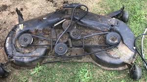 See electrical wiring diagram in the repair parts section. Craftsman Dgt6000 Deck Belt Off 50