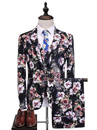 A wide variety of men suit flower options are available to you, such as flower. 3 Pieces Floral Pattern Men S Fashion Suit Mens Fashion Suits Suit Fashion Floral Suit Men