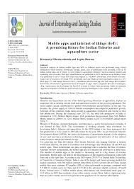 Pdf Mobile Apps And Internet Of Things Iot A Promising Future For Indian Fisheries And Aquaculture Sector I have heard of names like shitty, pitty etc. mobile apps and internet of things iot