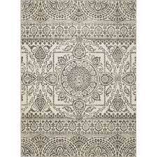 Shop Concord Global Manhattan Gray Rectangular Indoor Woven Area Rug Common 3 X 5 Actual 39 In W X 55 In L X 3 25 Ft Dia At Lowes Com Pinterest