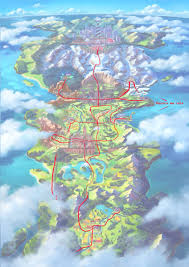 It's a map of sinnoh from pokemon, created by using worldpainter. Aura On Twitter Seeing Ppl Complaining That The New Pokemon World Map Looks Too Linear So Because I Am Petty As Hell I Labeled All The Roads I Could Find On The