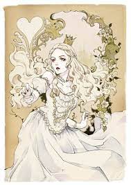 Alice tells dinah that her ideal world would be unexplained accent: Alice In Wonderland 2010 Fan Art The White Queen Alice In Wonderland Drawings Alice In Wonderland Disney Alice In Wonderland