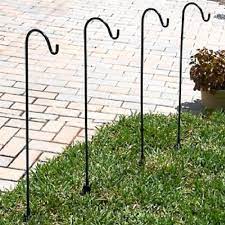 Amazon Com Shepherd S Hooks Solar Light Garden Stakes Set Of 4 Best Lawn Stakes For Decor Han Solar Lights Garden Outdoor Backyard Backyard Lighting Diy