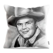 Hoss Cartwright Throw Pillows for Sale