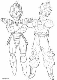 Imagine them battle throw a few spirit bombs and have fun coloring dragon ball. Printable Goku Coloring Pages For Kids