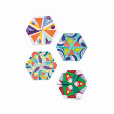 Origami star 'mandala carla' by maria sinayskaya. Ausmalbild Mandalas Rosetten Djeco Malsets Djeco Bastelpackungen Djeco Lieblingsmarken Schenken Und Spielen