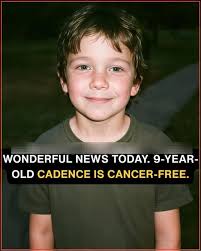 9-year-old girl is cancer-free