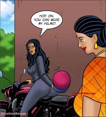 ✅️ Porn comic Velamma. Chapter 119. Biker Babe. Velamma. Sex comic decided  to ride 