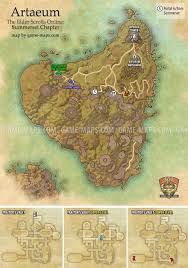 Artaeum Zone Map For The Elder Scrolls Online Summerset Delves World Bosses Quest Hubs And Skyshards I Elder Scrolls Online Elder Scrolls Map Elder Scrolls