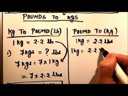 How To Convert Kilograms To Pound Kg To Lb And Pounds To