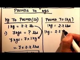 how to convert kilograms to pound kg to lb and pounds to