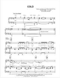 Chris Stapleton Cold Piano Sheet Page 1 In 2021 Piano Sheet Chris Stapleton Chris Stapleton Lyrics
