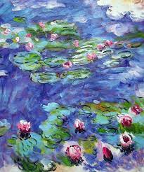 water lilies claude monet oil painting reproduction at overstockart com in 2021 monet art monet paintings art