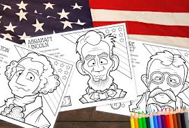 Children love to know how and why things wor. Printable President Coloring Pages History For Kids Crafts Etsy