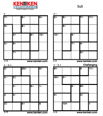 Solving kenken puzzles requires more than making sure that numbers are used only once in a row and column of a matrix. Https Edspace American Edu Dcmathcircle Wp Content Uploads Sites 991 2017 09 Kenken Puzzles Pdf