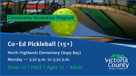 Pickleball (15+) – Aspy Bay Monday