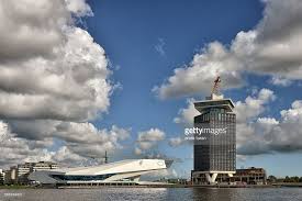 Wide Angle View Of Eye Bar Restaurant And Shell Headquarters At River Wide Angle Views Restaurant Bar
