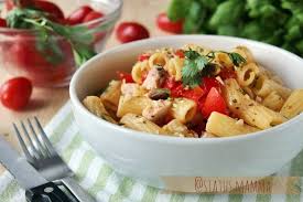 Ottima pasta fredda con il polpo e i peperoni, oppure con pomodori e tonno grigliato. Pin Su Pasta