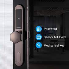 I have a glass break sensor in the room and a open/close reed switch on the patio door jamb. Electronic Sliding Door Lock Smart Digital Keypad Code Keyless Door Lock Password Keyless Door Lock Electronic Electric Lock Aliexpress