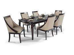 Gatsby 7 Piece Dining Set With Swoop Chairs Dining Room Sets Minimalist Dining Room Side Chair Dining Room