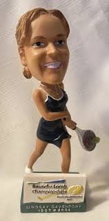 Bethanie Mattek Autograph & Lindsay Davenport Bobblehead