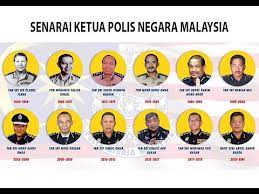 Ketua polis negara kpn also known as the chief of police is the highest ranking police officer of the royal malaysian police rmp. Senarai Ketua Polis Negara Malaysia Youtube