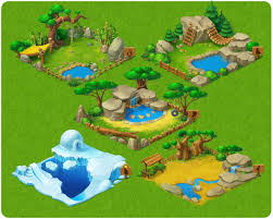 Artstation Township Zoo Playrix Games Zoo Art 2d Game Art Game Art