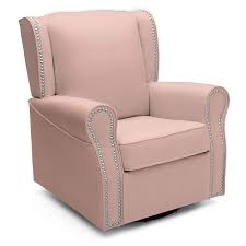 But a nursery rocking chair is not usually one of them. Amazon Com Delta Children Middleton Upholstered Glider Swivel Rocker Chair Blush Baby