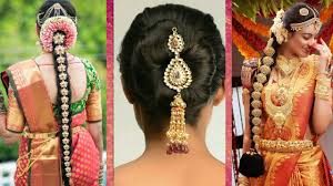 The indian wedding hairstyles are more about beautification and using accessories on the hair.the hair can be braided, tied into a bun or left open. Indian Bridal Hairstyles Wedding Hairstyles Step By Step Bridal Bun And Bridal Plait Hairstyles Youtube