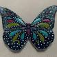 Ceramic Butterfly Plaque