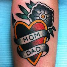 Mom heart with arrow tattoo. 50 Traditional Heart Tattoo Designs For Men Devotion Ink Ideas
