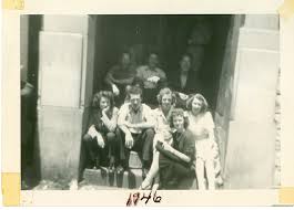 Three photographs of APH employees, 1946