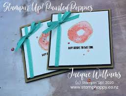 Simple stamping with rustic retreat make a lot of christmas cards in a little time pootles' way back wednesday extra large thinlits holder from magnolias to pointsettias stampin' up! An Unexpected Way To Use Your Painted Poppies Stamps With Video Tutorial Stamp Happy Jacque Williams Stampin Up Demonstrator