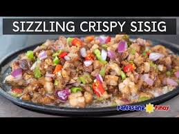 Sizzling Crispy Sisig Is A Great Dish To Prepare During Christmas Dinner Or In Any Special Occasion It Has A Nice Texture Sisig Sisig Recipe Fried Pork Belly