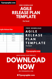 Agile Release Plan Template For Excel Free Download