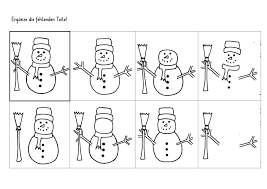 Erganze Die Fehlenden Teile Schneemann Schwarz Weiss Unterrichtsmaterial Im Fach Kunst Schwarz Weiss Mann Kunst Grundschule