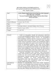 Klik di sini untuk informasi file lengkap contoh review jurnal teknik mesin destilasi selengkapnya. Review Jurnal Internasional